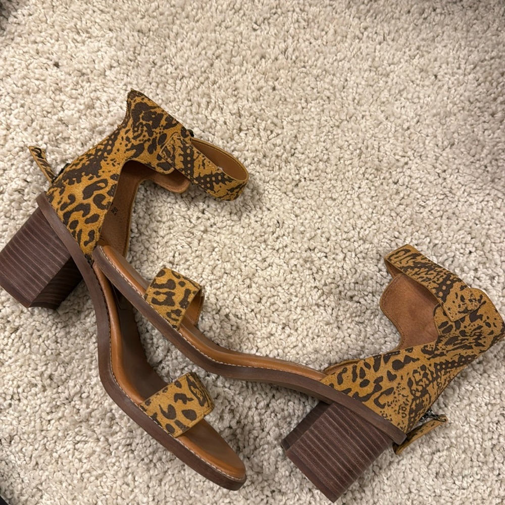 Zodiac heeled sandals.